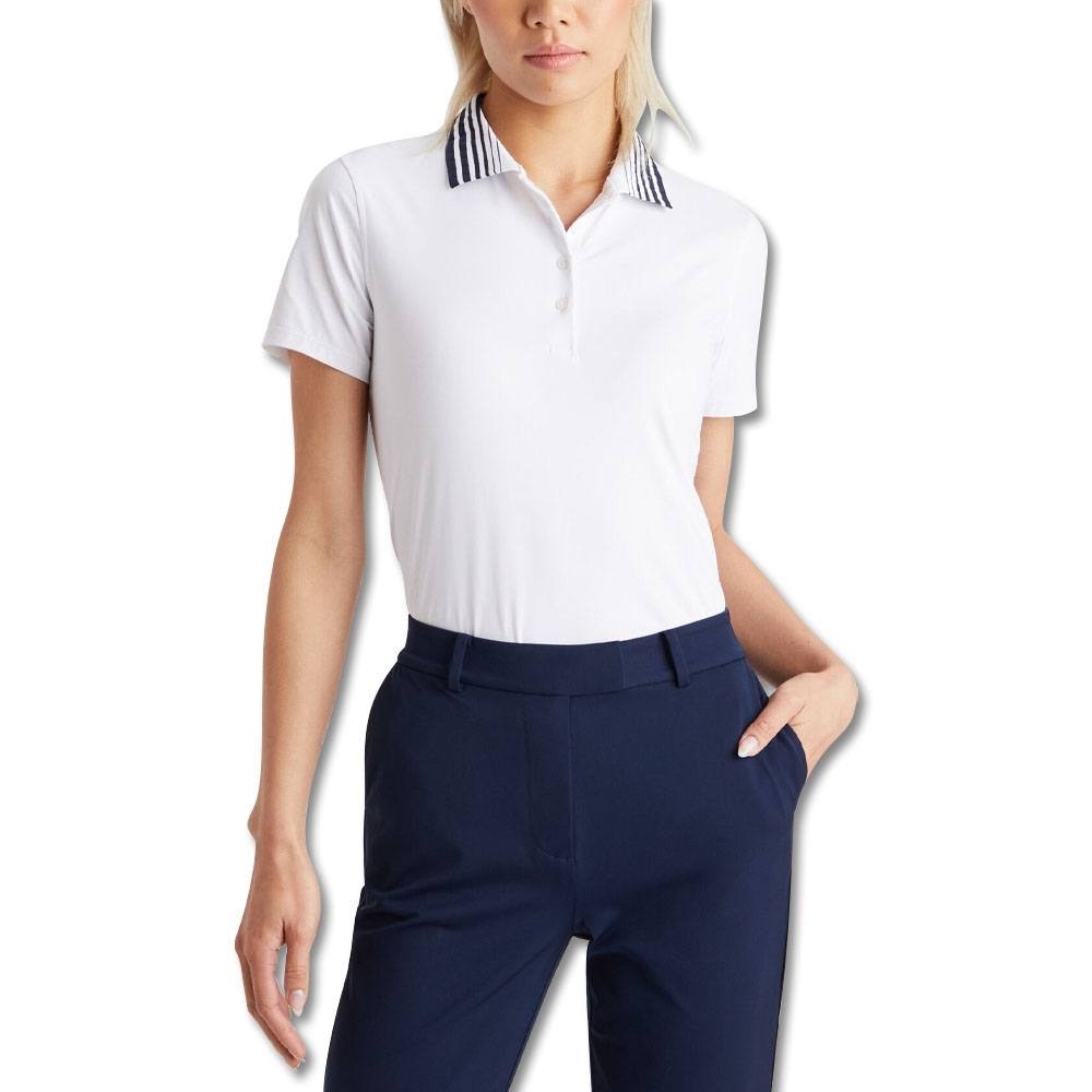 Women’s GFore Pleated Collar Silky Tech Polo - Large